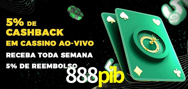 Promoções do cassino ao Vivo 888pib